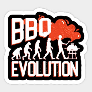 BBQ Evolution Barbecue Sticker